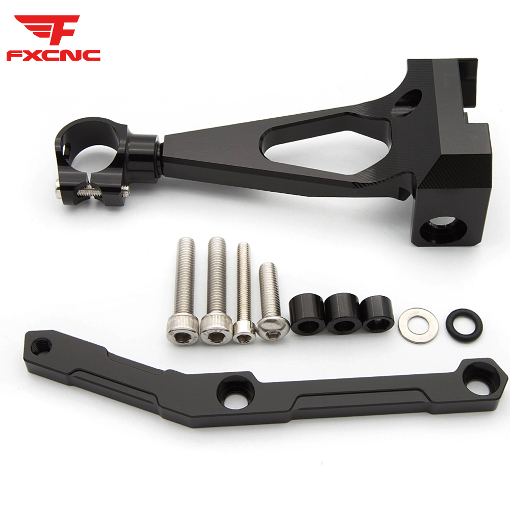 Steering Damper Stabilizer Kit Cnc - Para Yamaha MT09 FZ09 2013-2020, Soporte