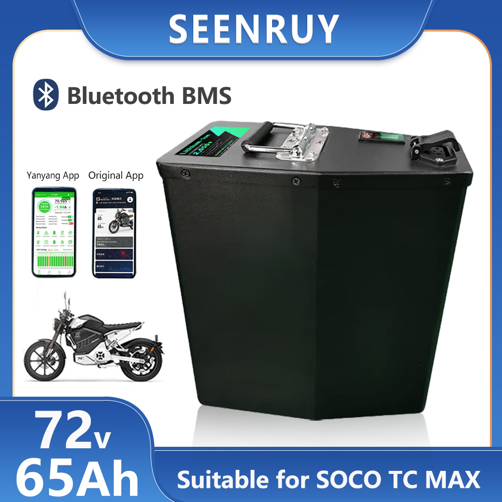 72V 30Ah Lifepo4 Battery Pack - Batería Seenruy Super SOCO 72V 65AH