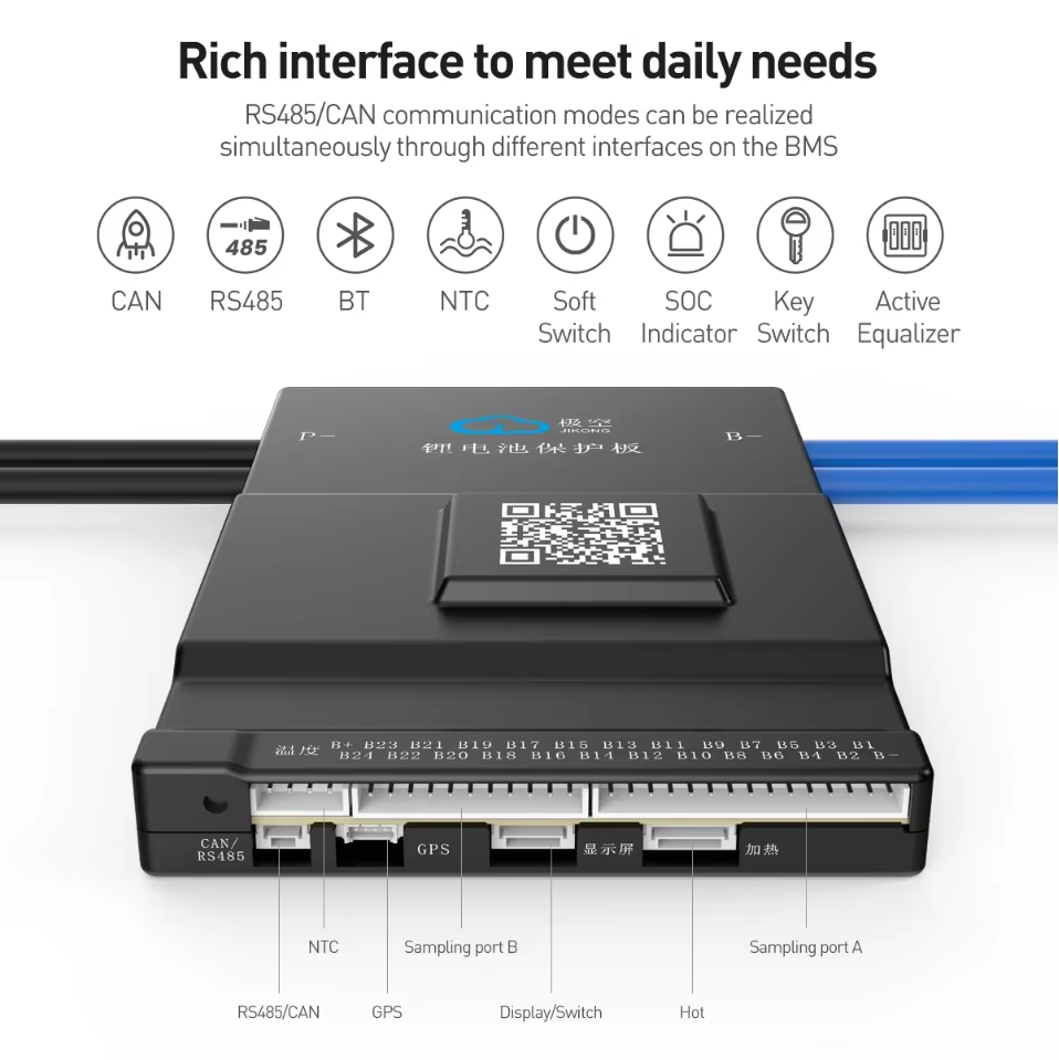JK BMS Balance Activo 150A 1A  - Smart Bms 20S 72V 150A Bluetooth reseña y precio