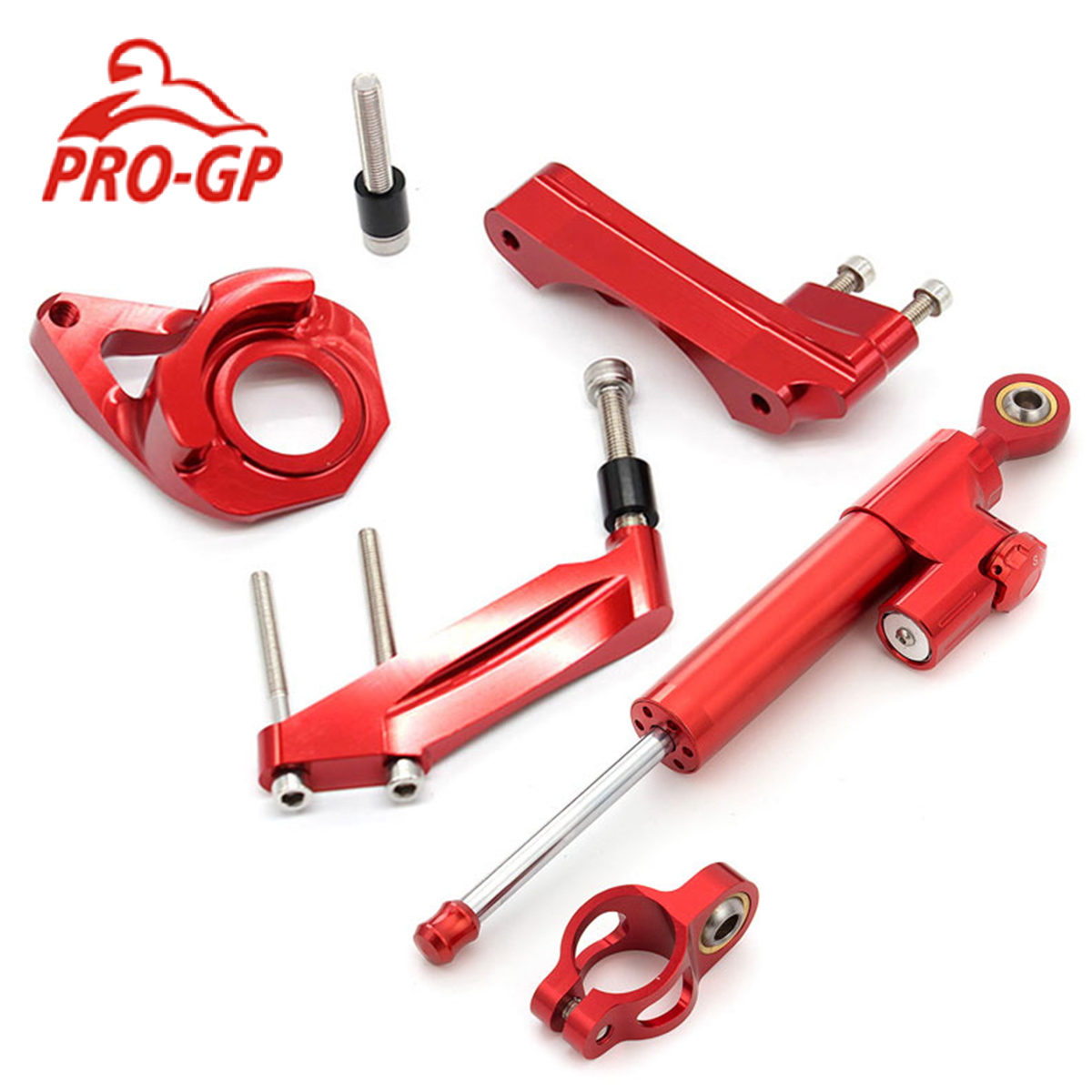 Para Suzuki GSXR600 750 K4 200 - Steering Damper Stabilizer Kit Cnc reseña y precio