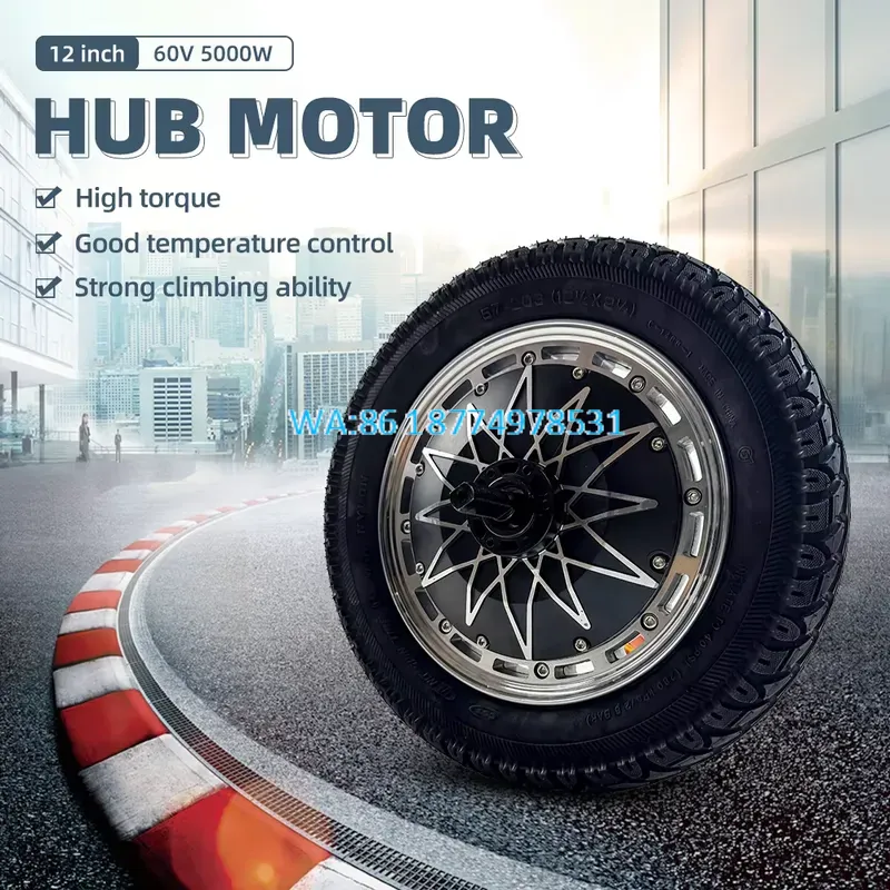 Motor de buje para bicicleta d - 60V 5000W Brushless Hub Motor reseña y precio